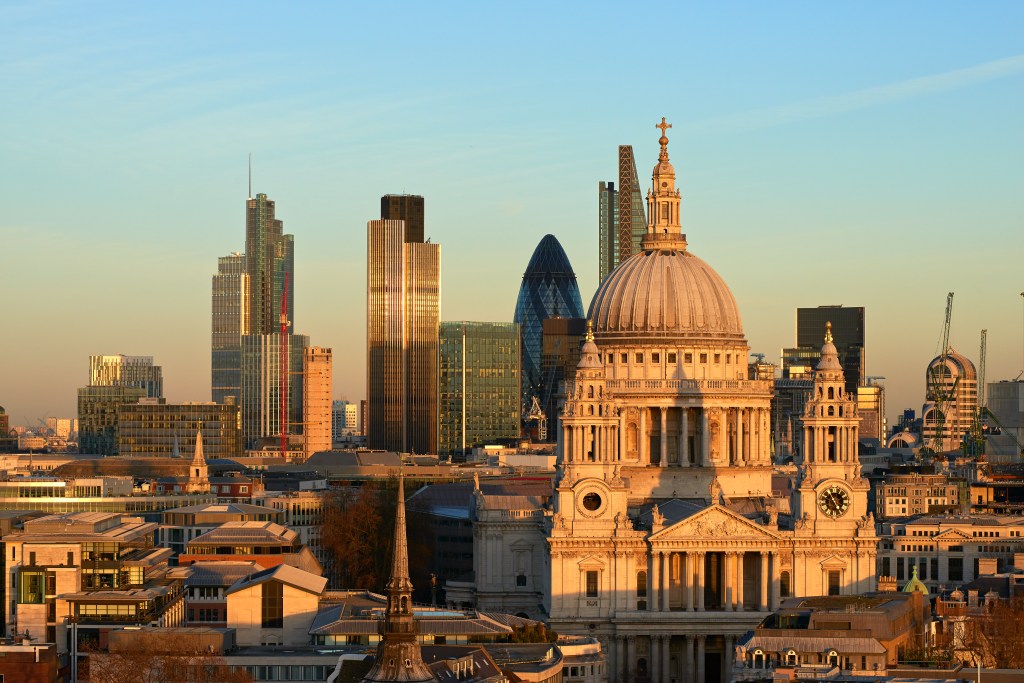 St Paul's Cathedral and the City of London