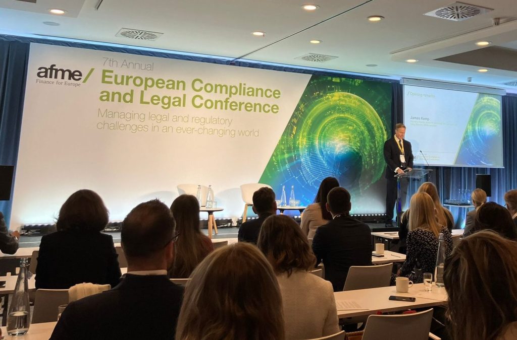 AFME European Compliance and Legal Conference opens with focus on increasingly complex risks