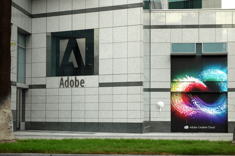 Adobe Systems world headquarters in downtown San Jose, California USA