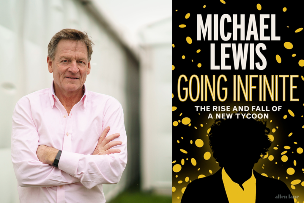 Author Michael Lewis and his book Gining Infinite