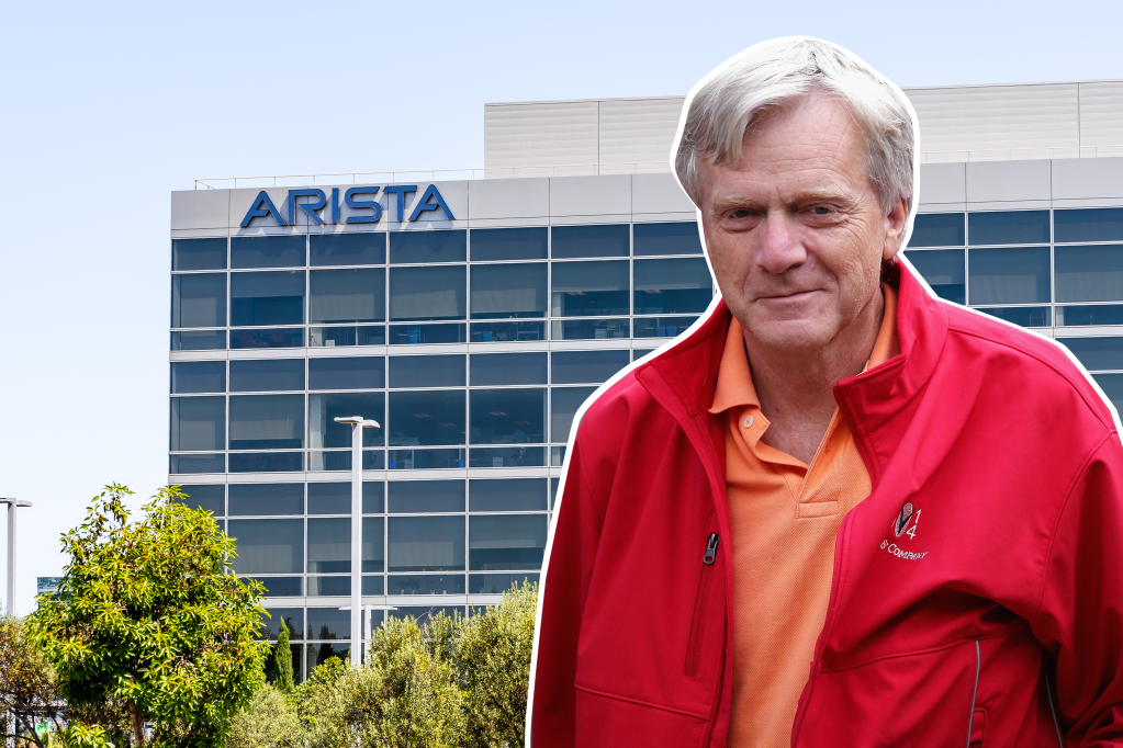 Montage of Andreas Von Bechtolsheim and the company of Arista Networks.