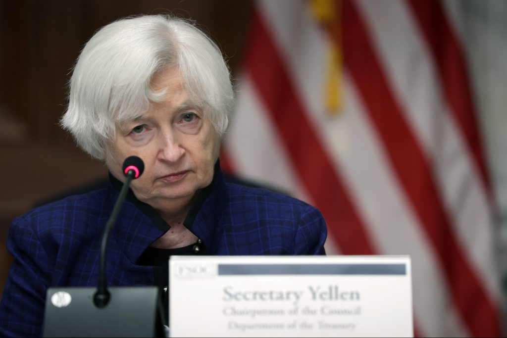 Image of US Treasury Secretary Janet Yellen.