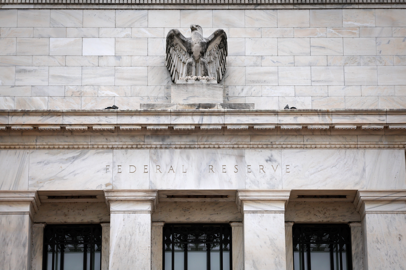 The Federal Reserve building in Washington, DC.