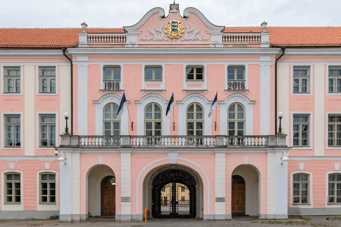 Parliament in Tallinn, Estonia.