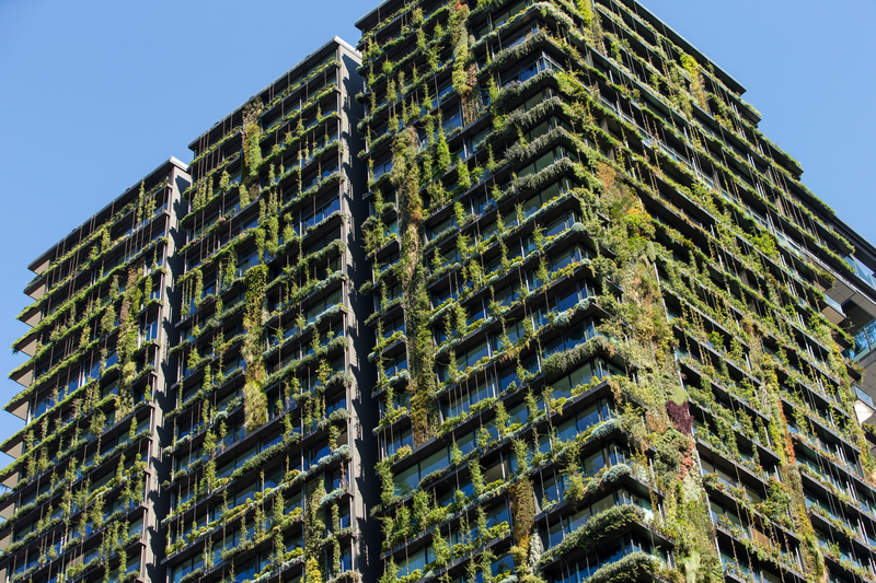 One Central Park is the worlds tallest vertical garden with over 38,000 plants, Broadway, Sydney.