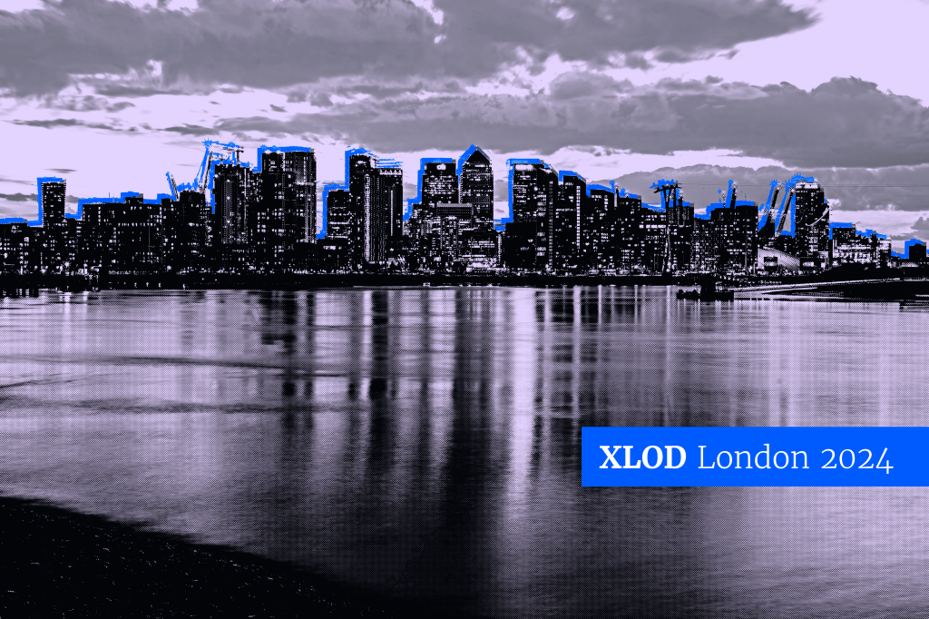 Montage of the London skyline from the Thames Barrier, London, United Kingdom.