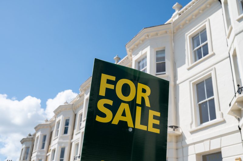 Home for sale sign